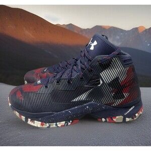 Under Armour Curry 2.5 USA retro STEPH CURRY 1274425-411 Men Size 12 Preowned